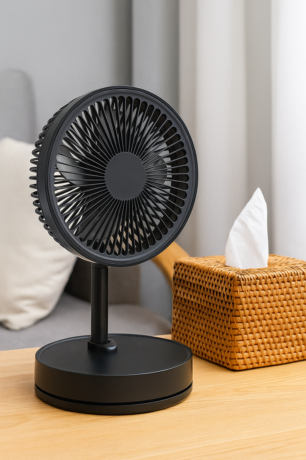 Wentylator Składany Teleskopowy  z Pilotem USB