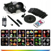 RZUTNIK PROJEKTOR LASEROWY LED NA DOM NA ŚCIANĘ 12 SLAJDÓW NA PILOT